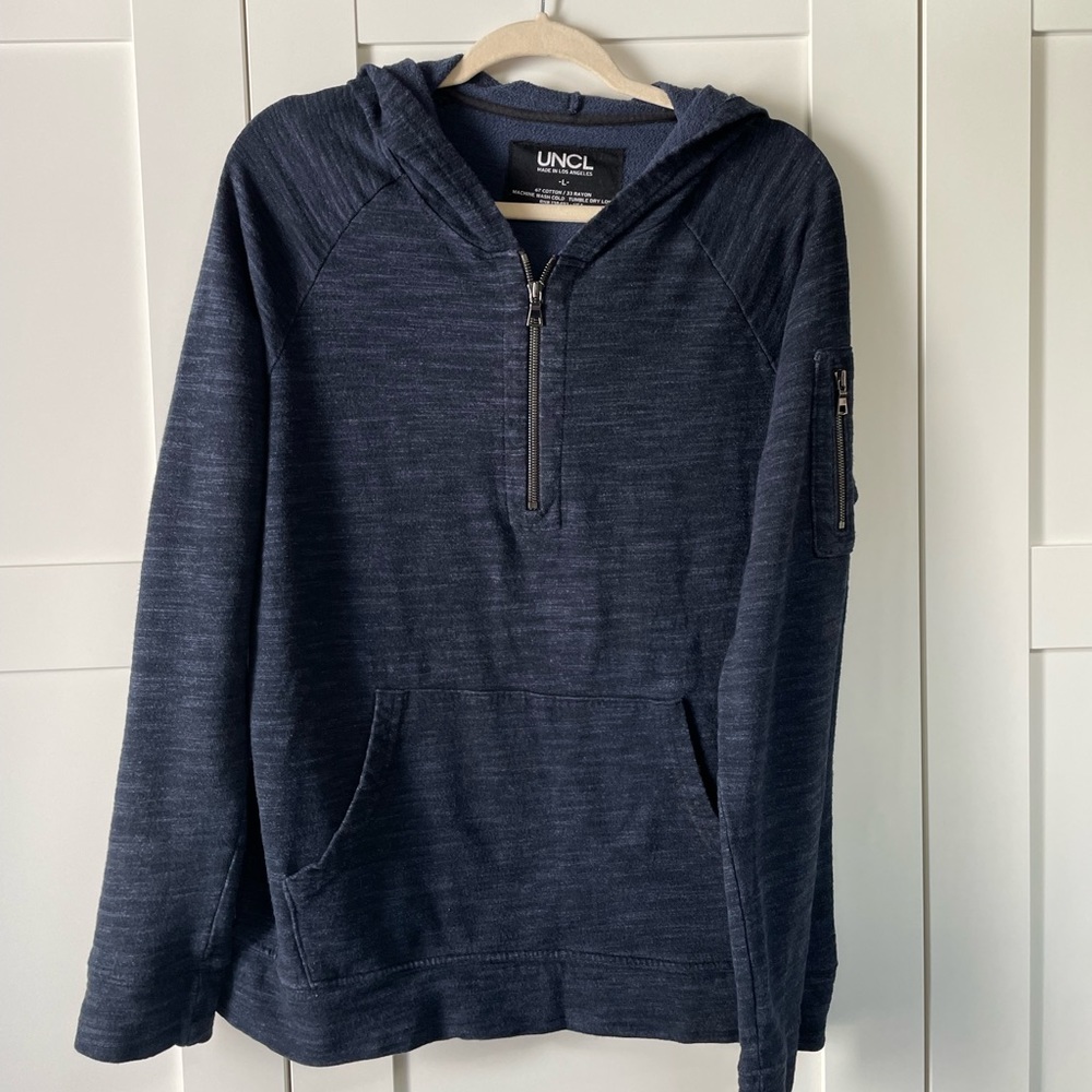 Cozy uncl half zip hoodie